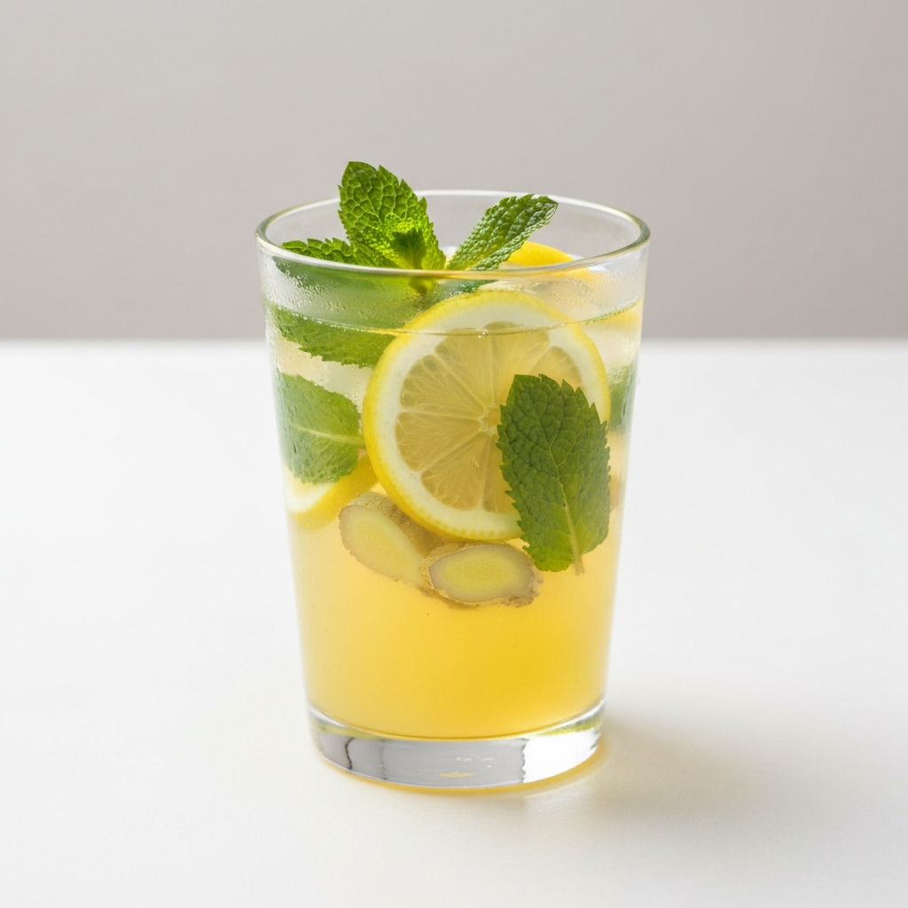 ليمون نعناع زنجبيل