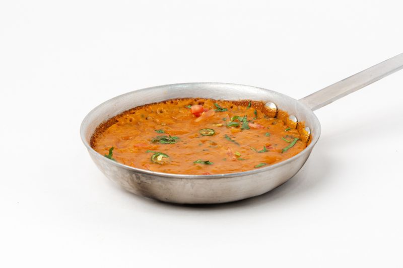 عدس طاوة - وسط